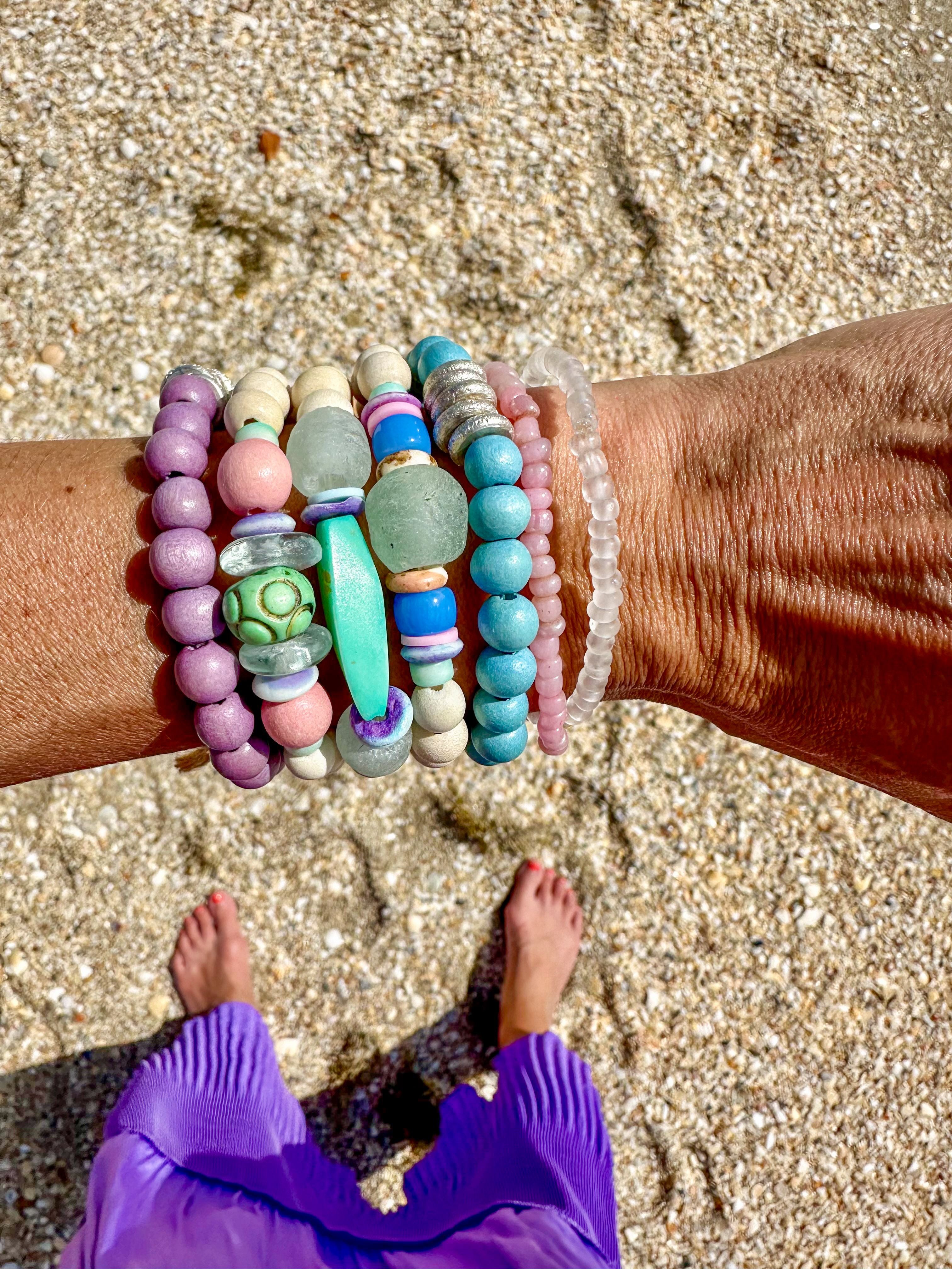 Simple Stack Bracelet | Lilac