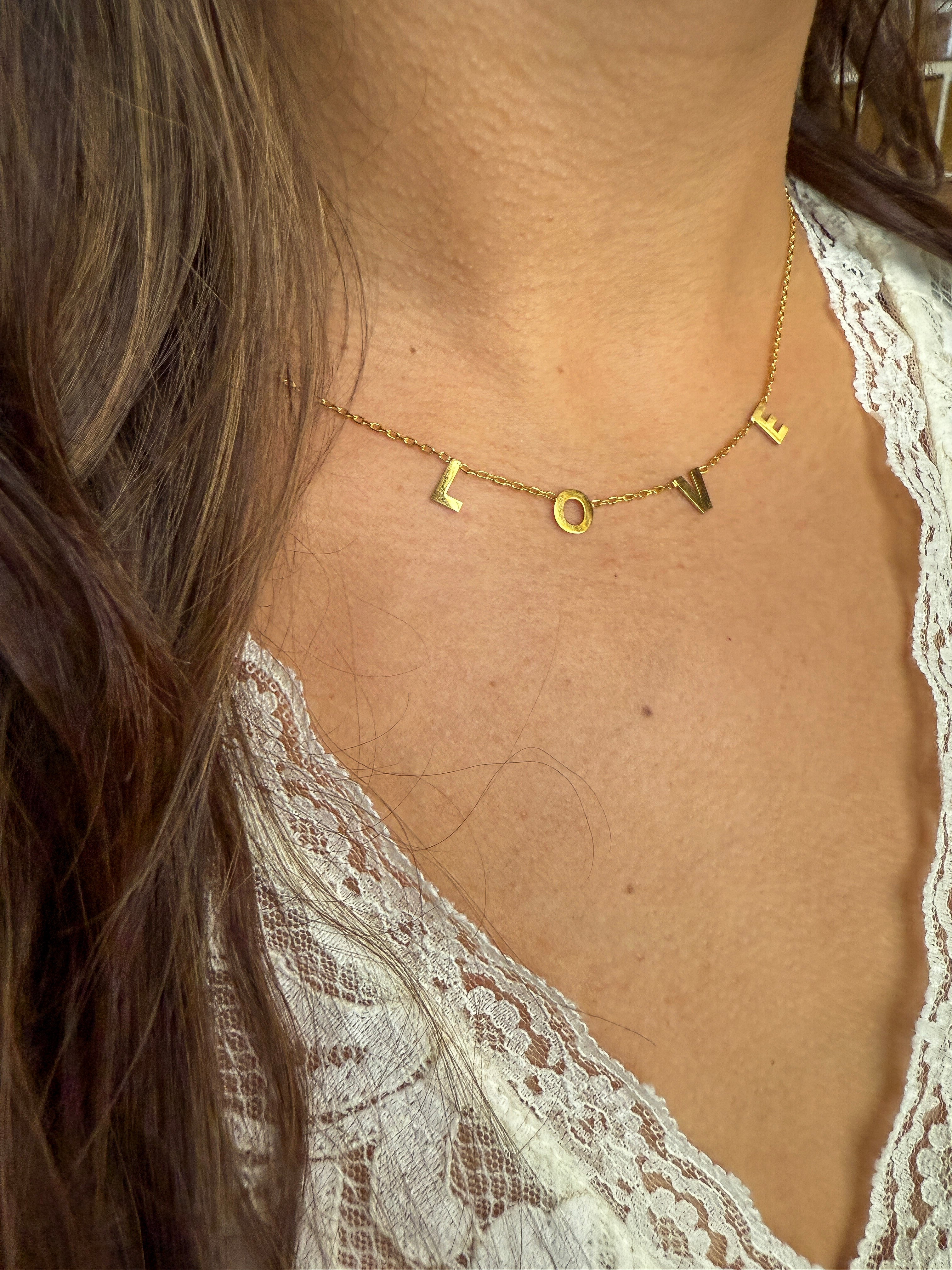 Love Chain Necklace | Gold | Final Sale