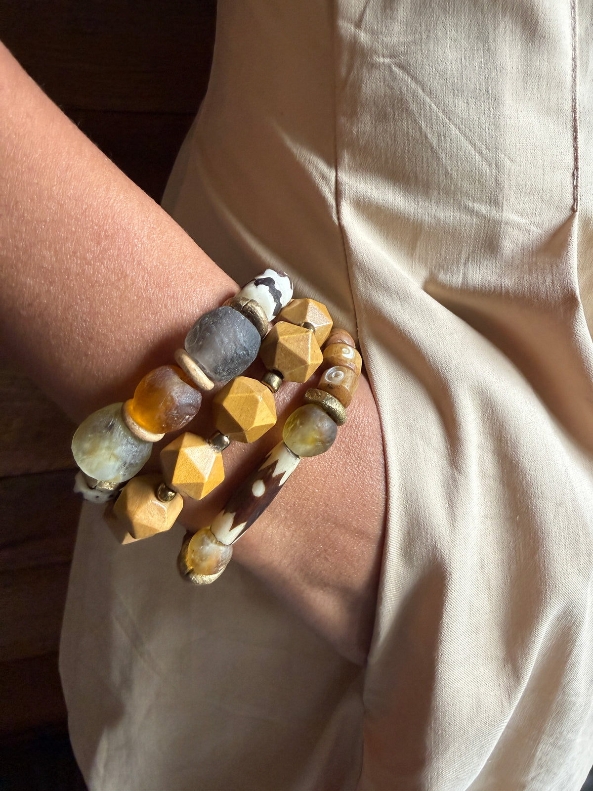Wood Stack Bracelet | Heritage