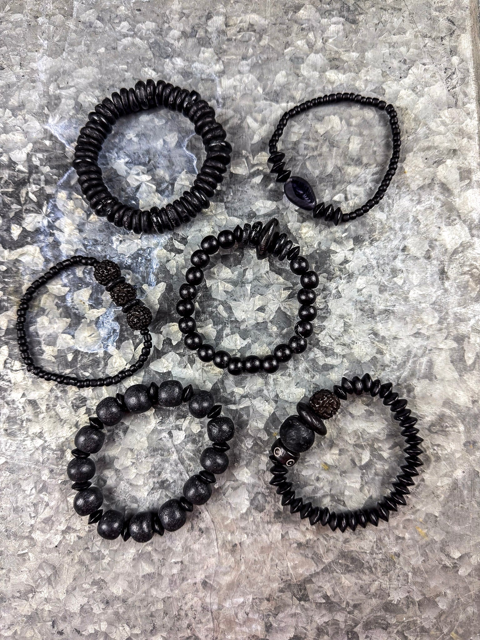 Single Stack Bracelet | Nightfall