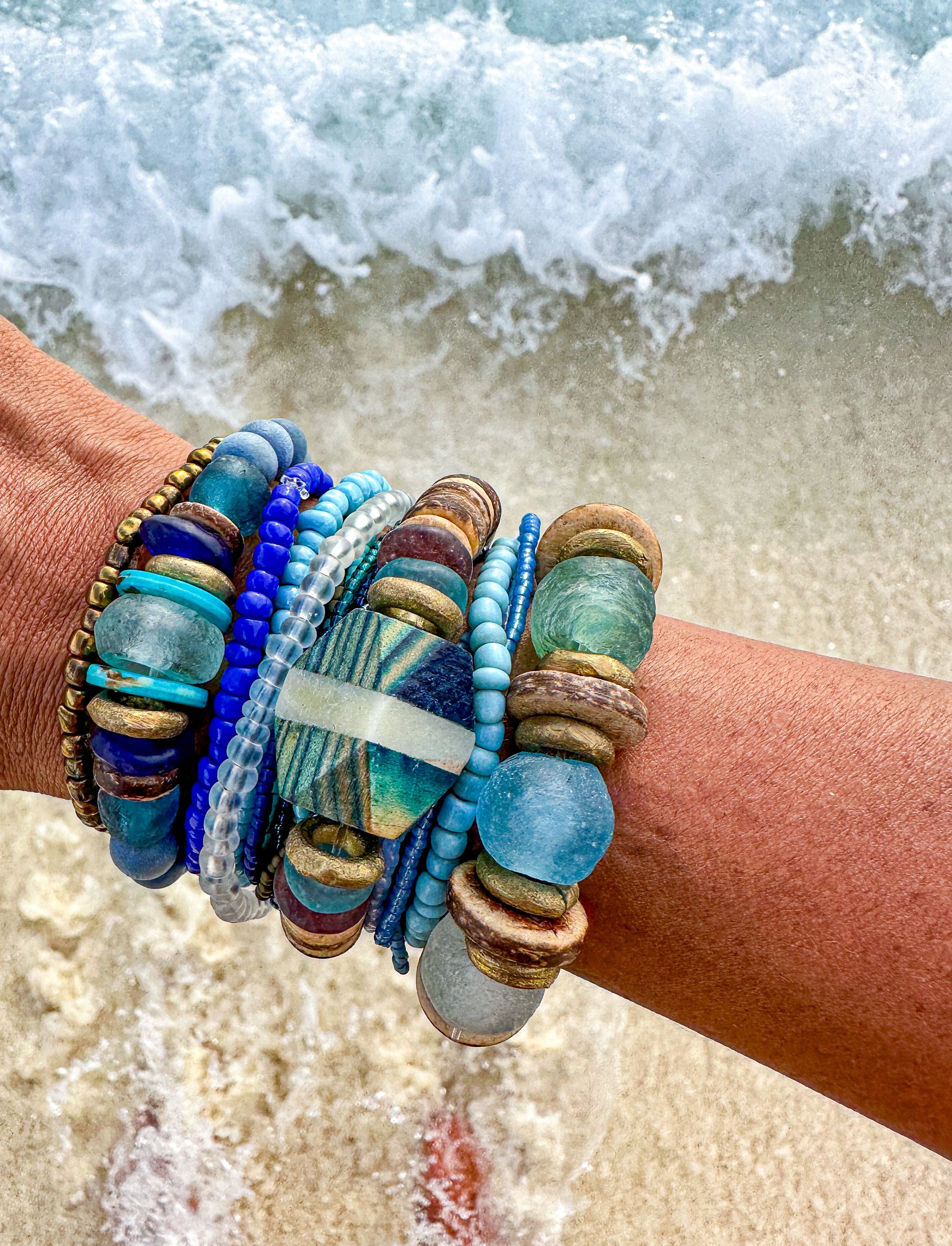 Simple Seed Bracelet | Dark Blue