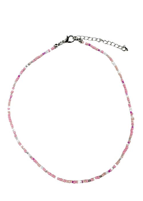 Eras Seed Necklace| Pink