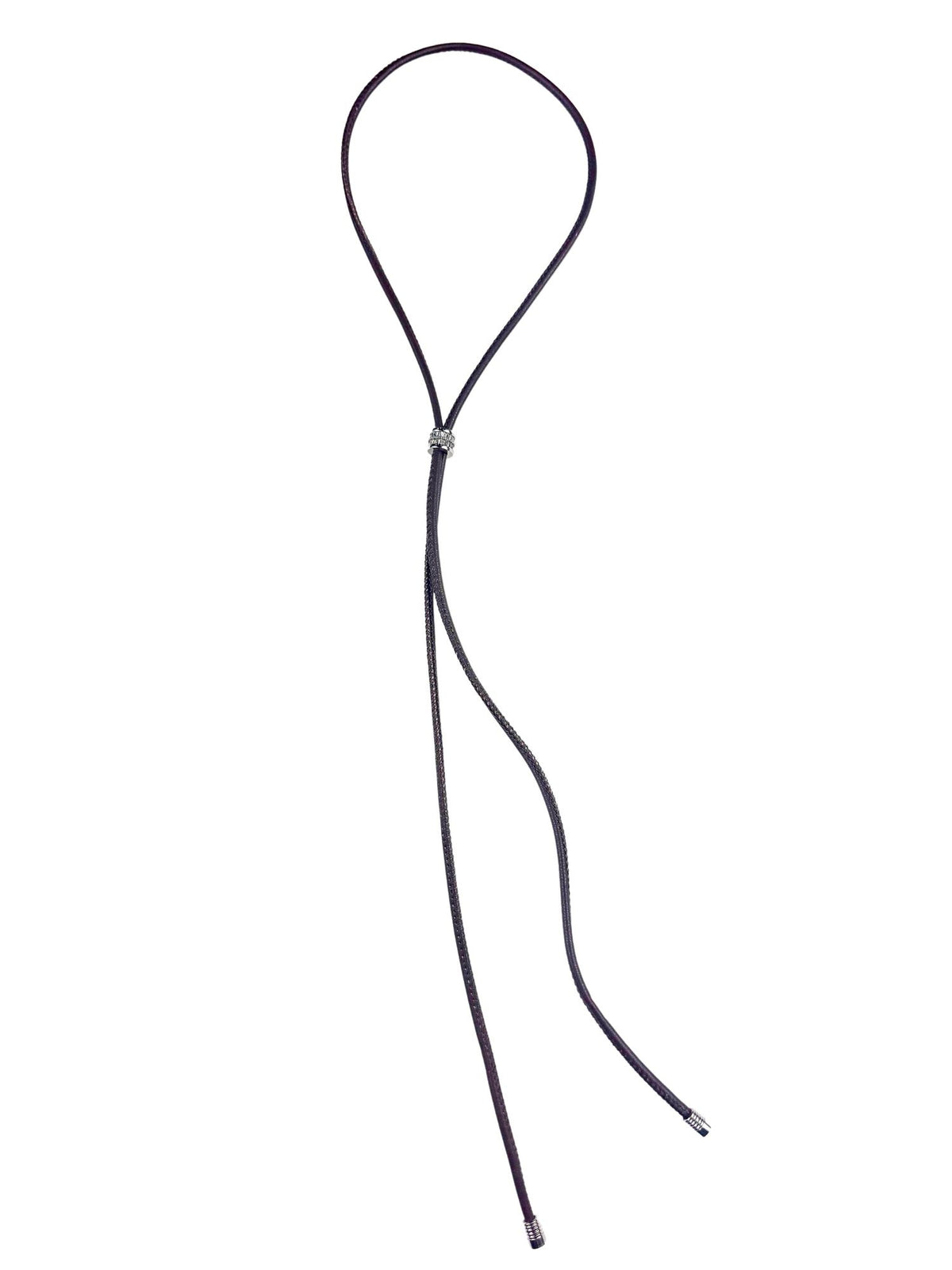 Lariat Necklace | Black | Final Sale