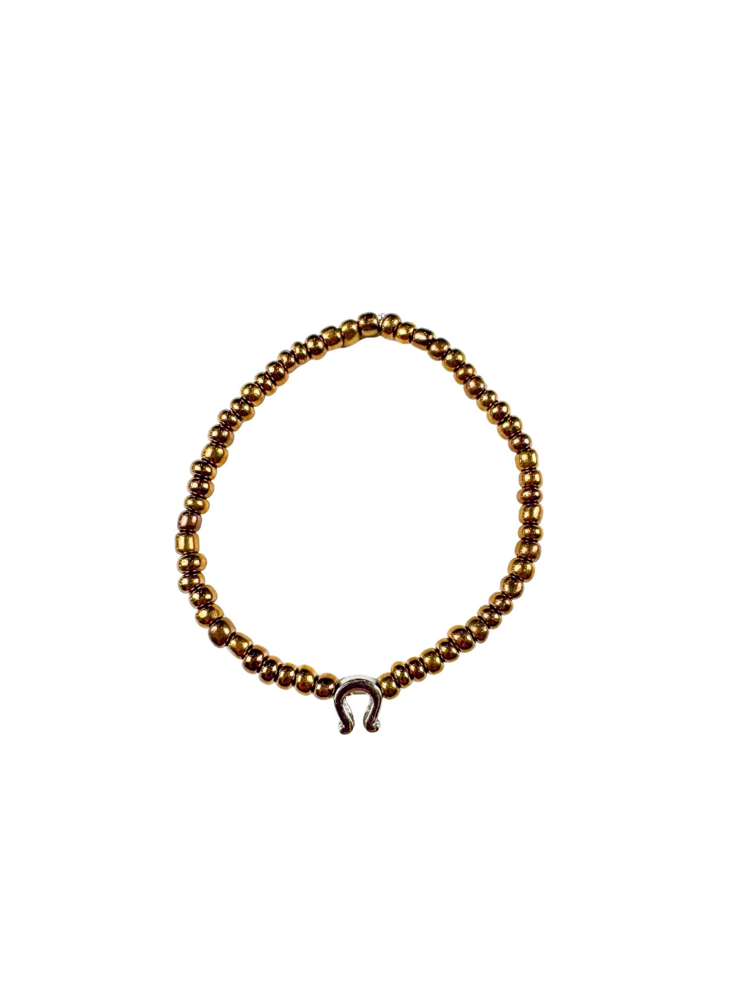 Seed Horseshoe Bracelet | Gold | Final Sale