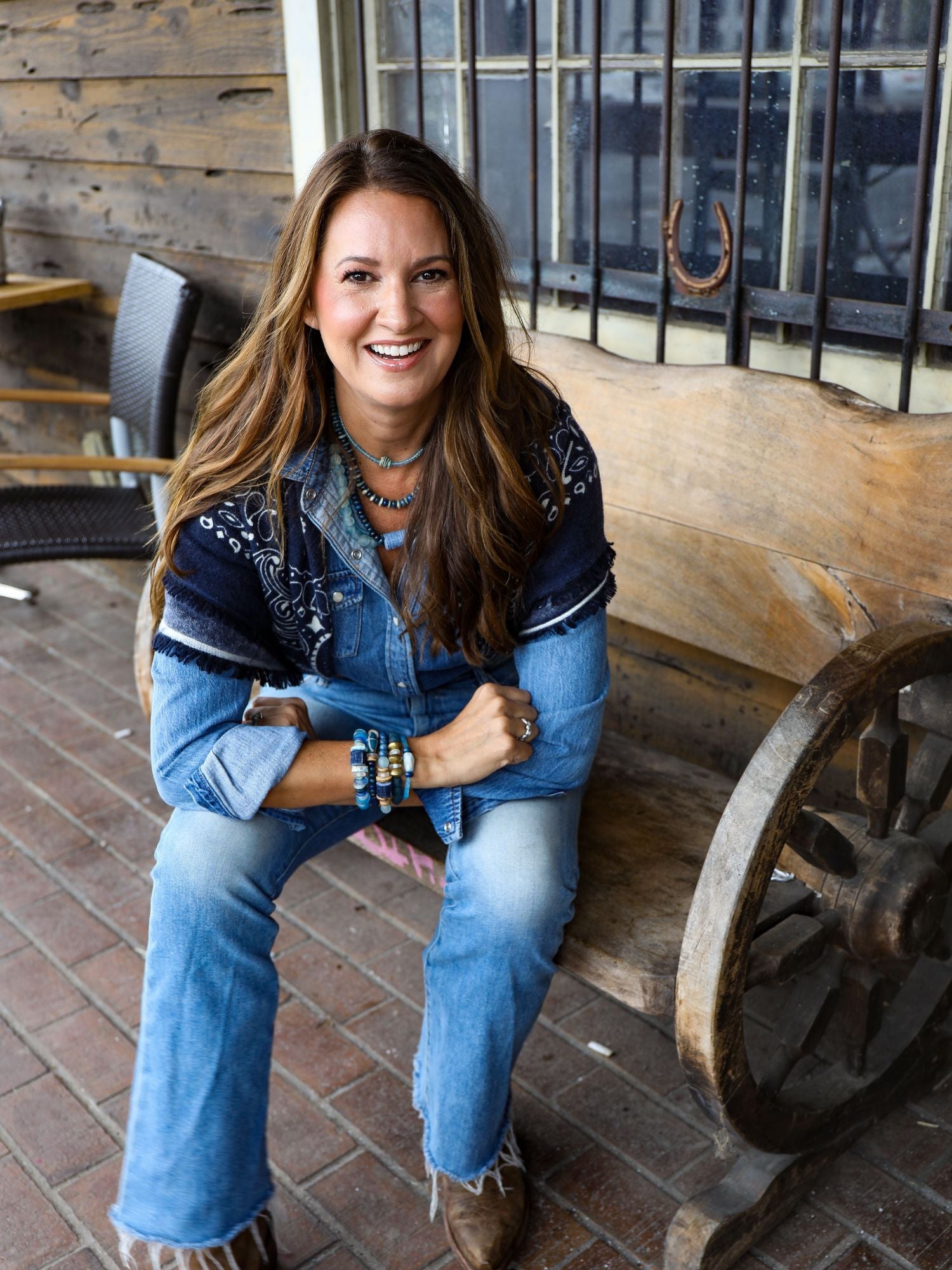 Woven Classic Necklace | Denim