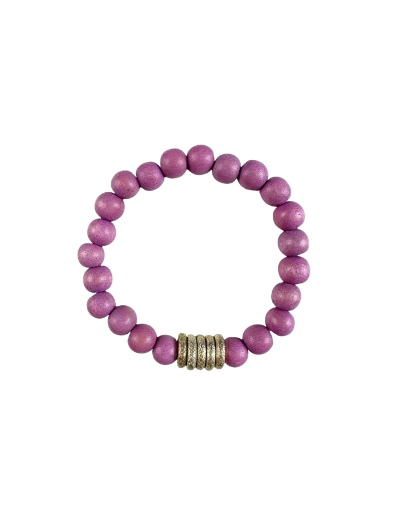 Simple Stack Bracelet | Lilac