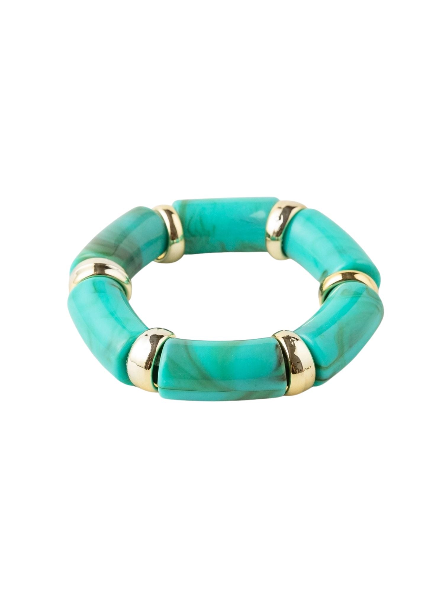 Intricate Stack Bracelet | Aqua Resin