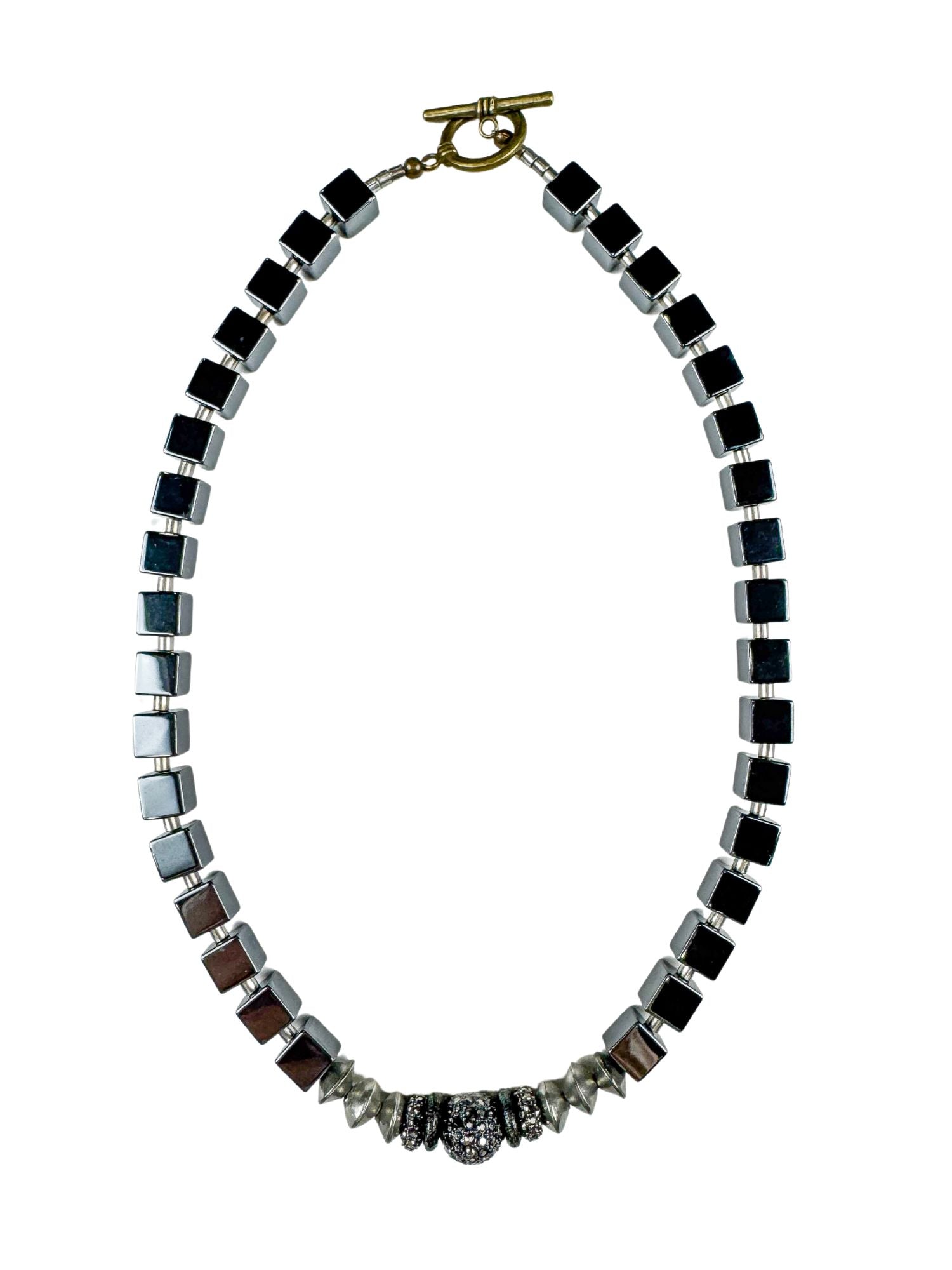 Classic Necklace | Gunmetal