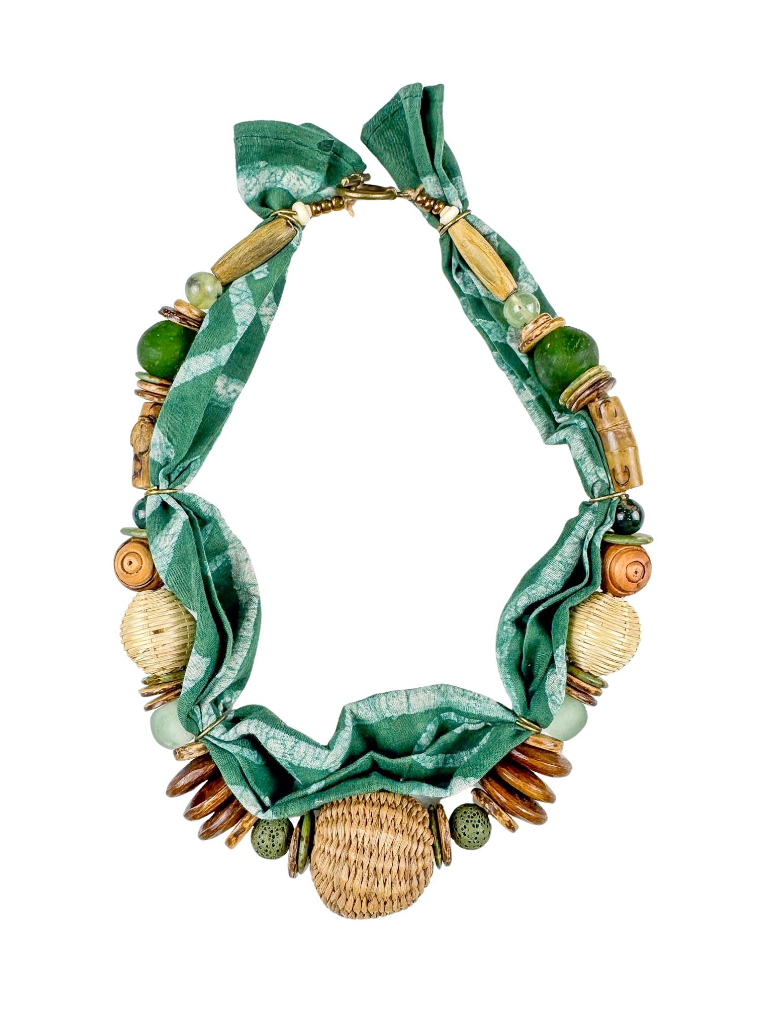 Beaded Bandana Necklace | Shroom