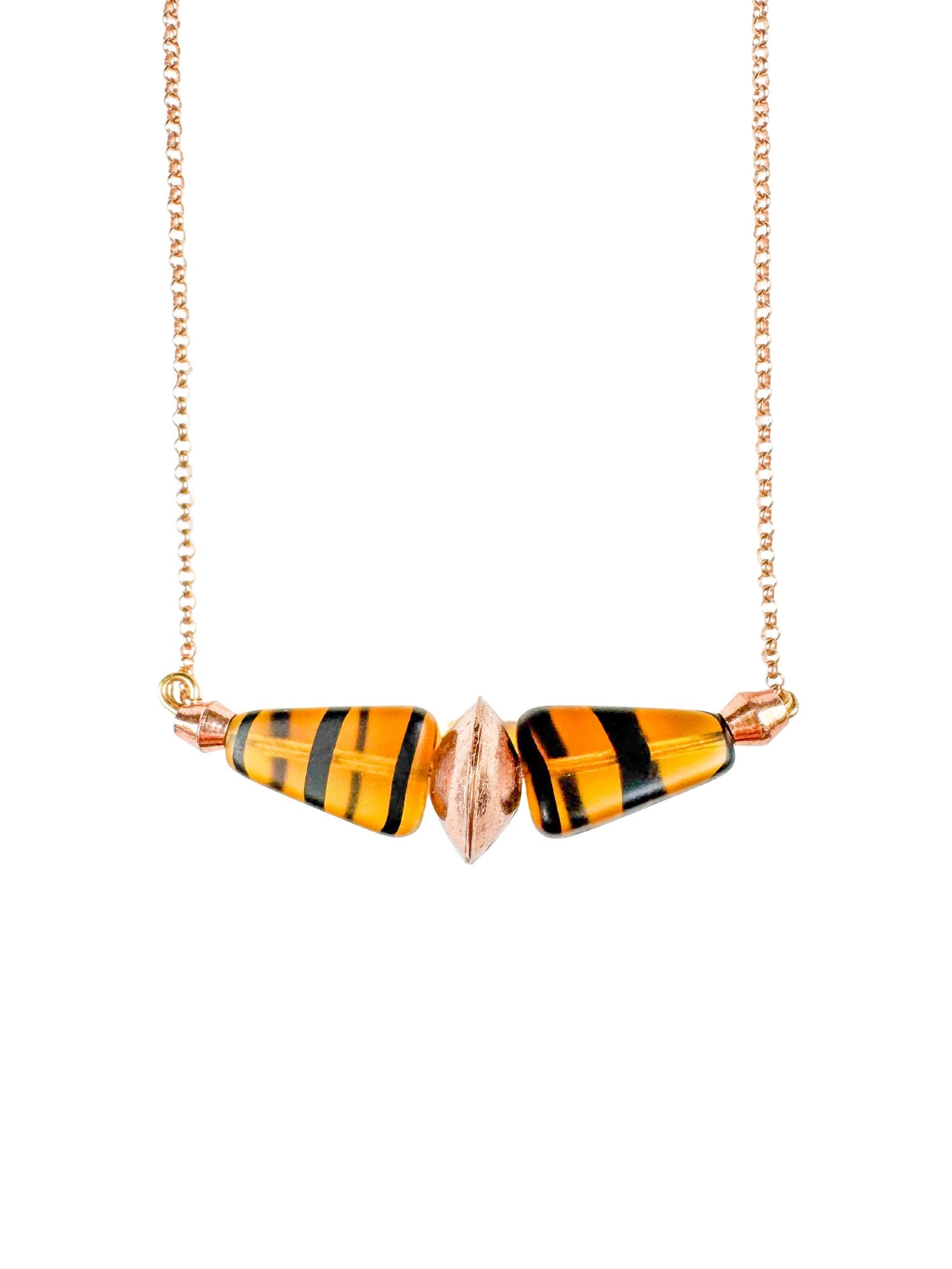 Simple Chain Necklace | Amber