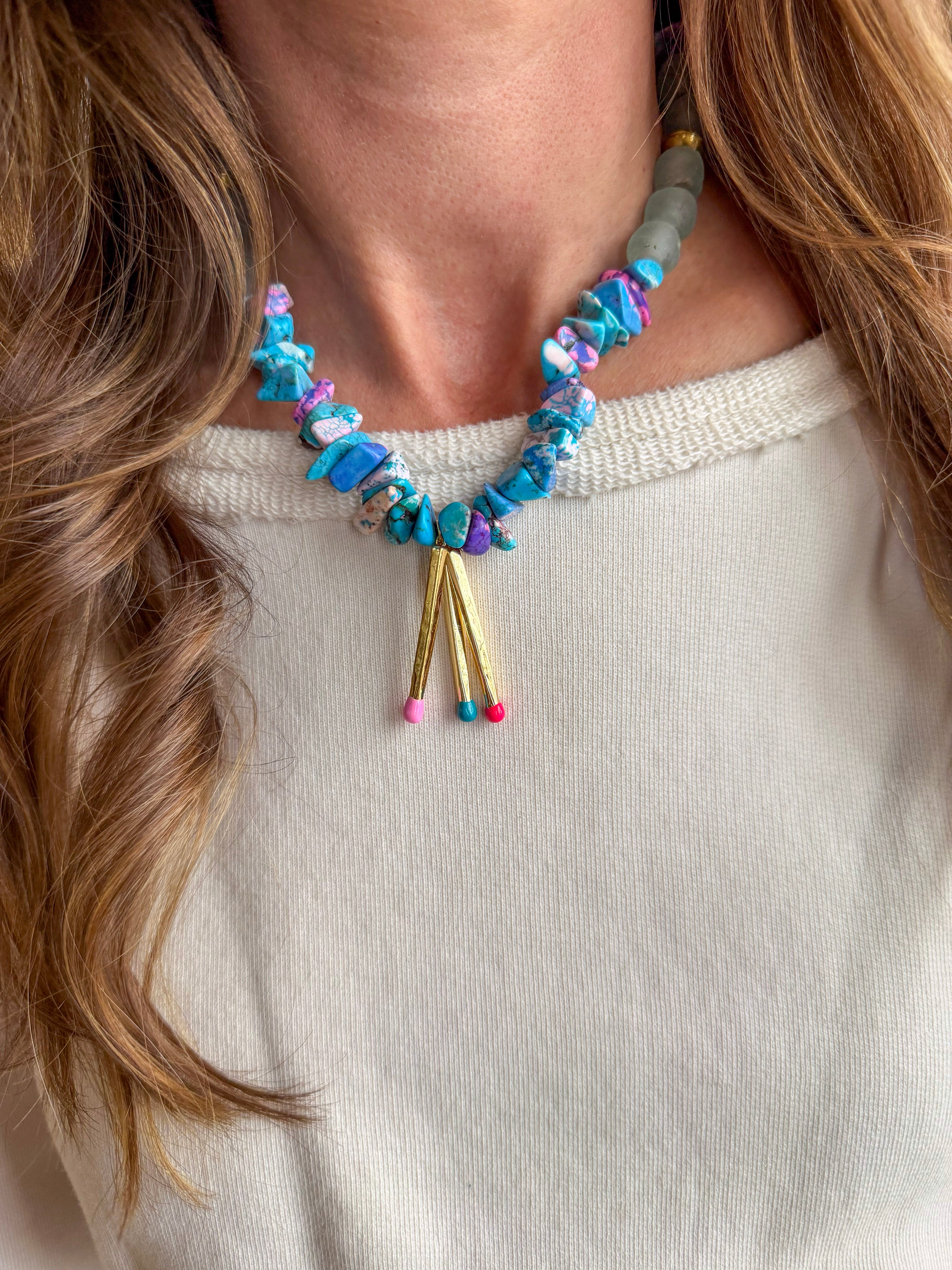 Classic Match Necklace | Tie-Dye