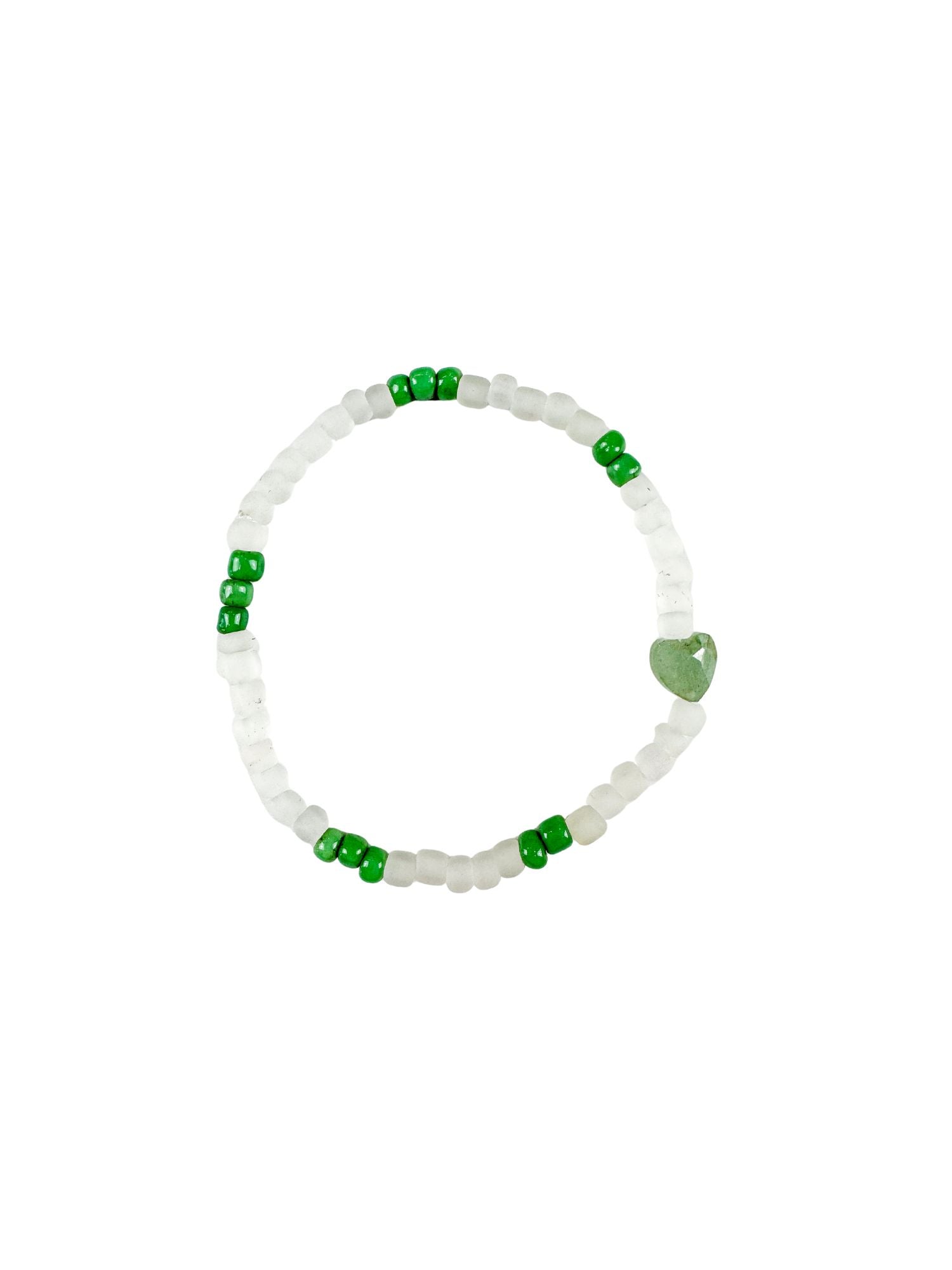 Seed Heart Bracelet | Mixed Mist