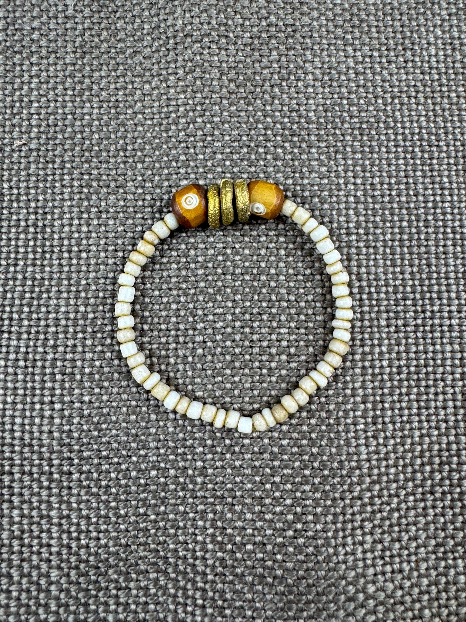 Simple Seed Bracelet | Cream Roots
