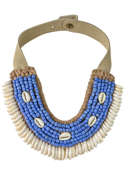 Cowrie Collar Necklace | Periwinkle