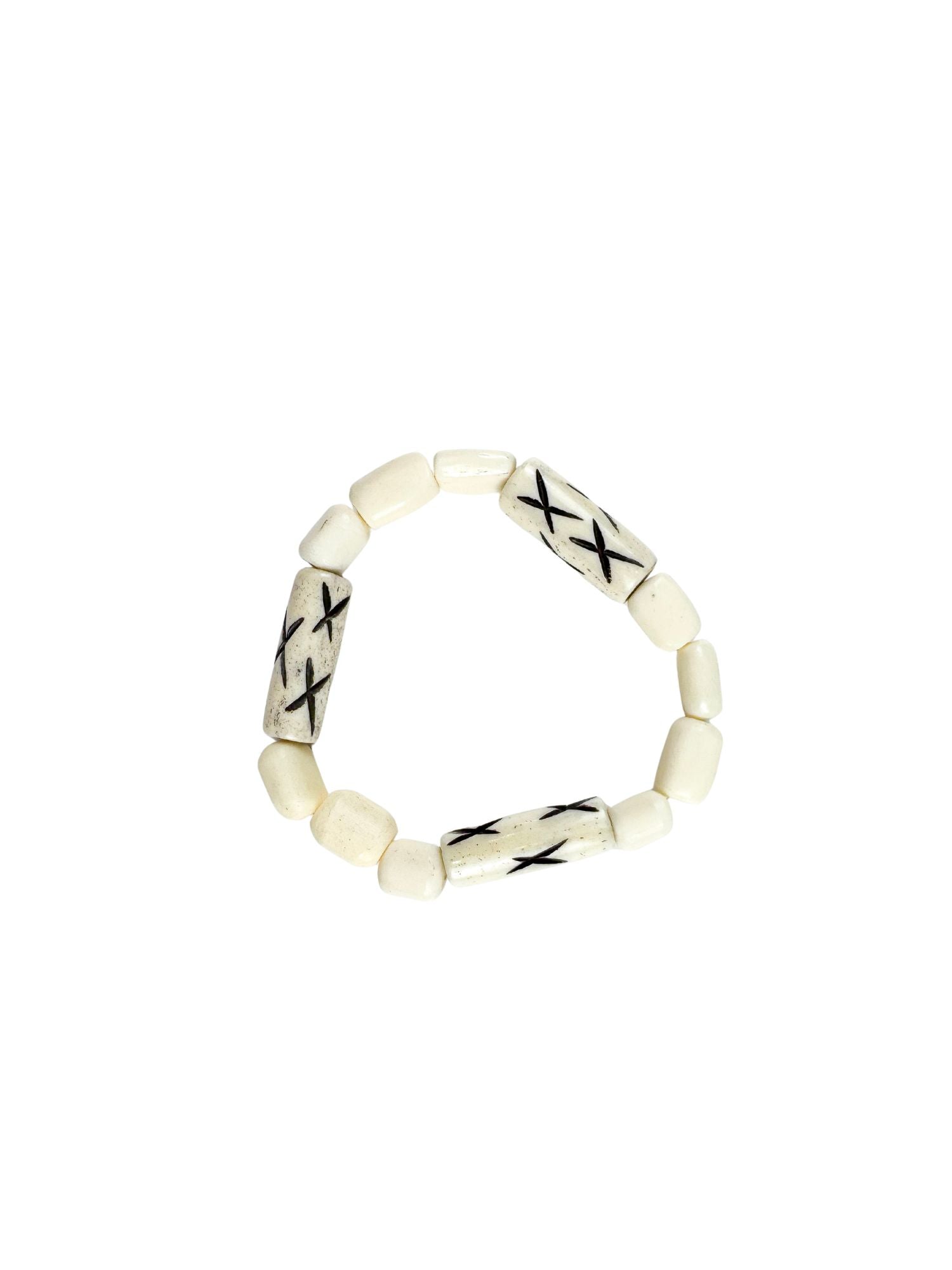 Tribal Stack Bracelet | Cream | FINAL SALE