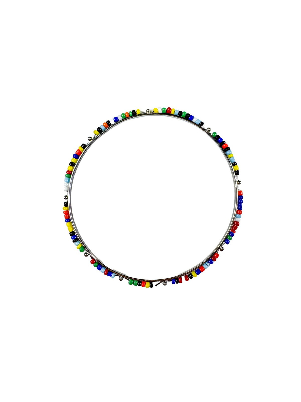 Beaded Bangle Bracelet | Multi | Final Sale