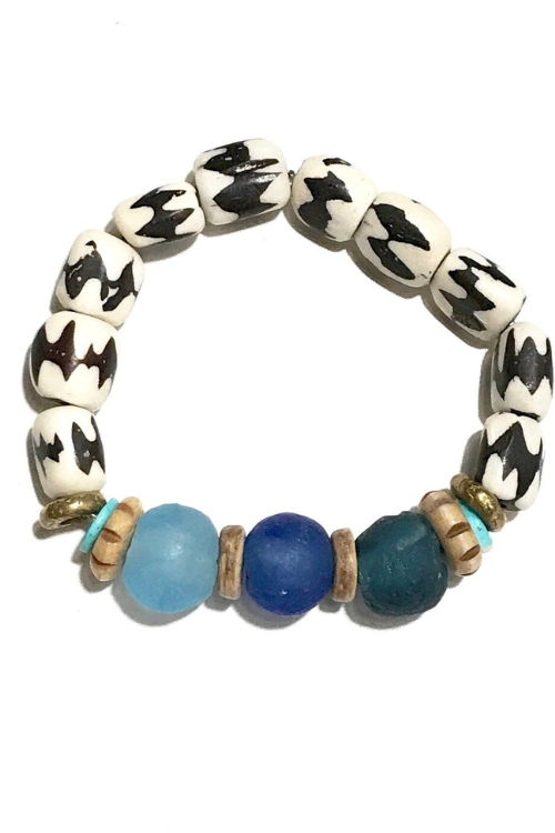 Tribal Stack Bracelet | Lagoon Batik