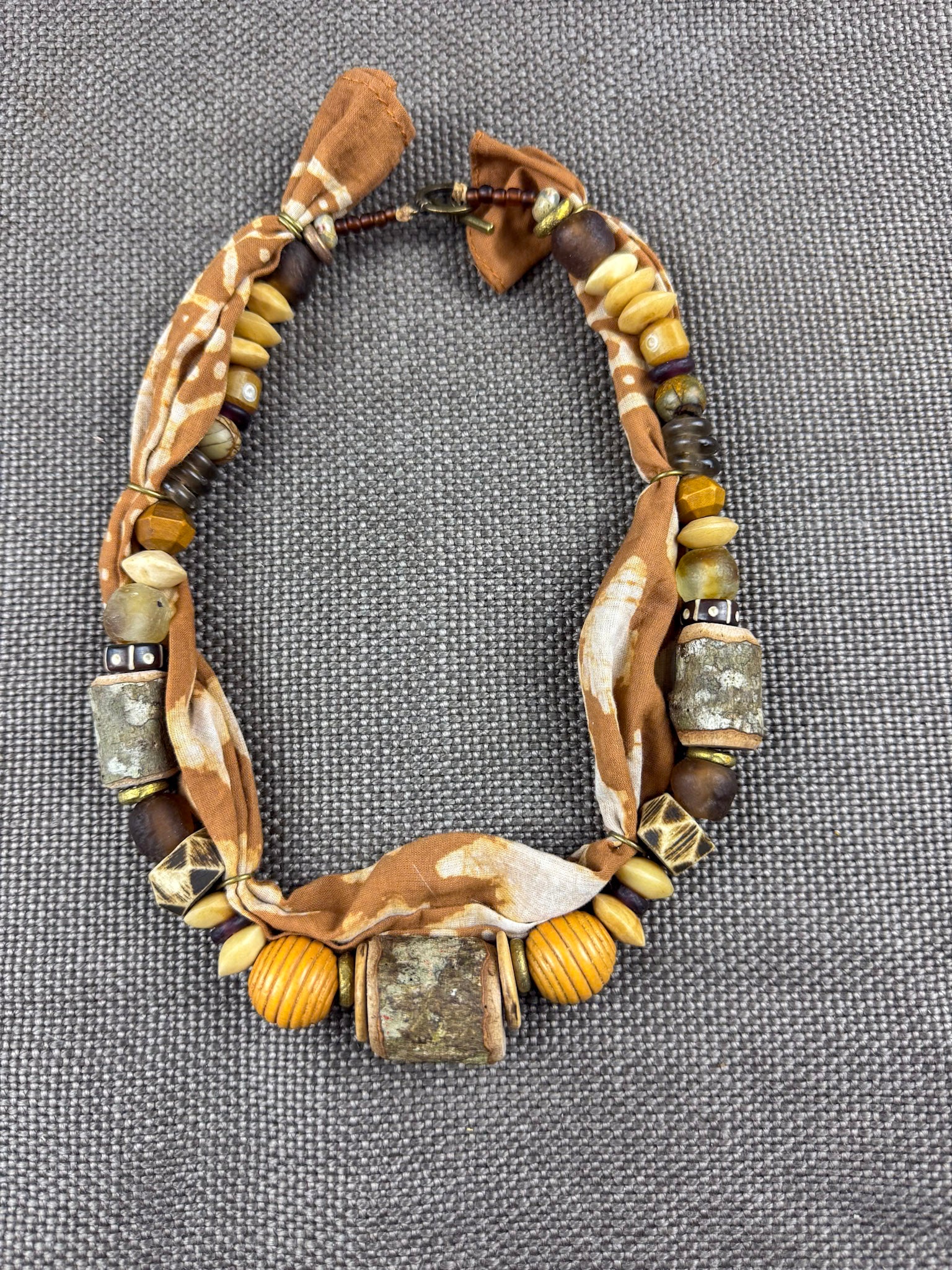 Beaded Bandana Necklace | Roots