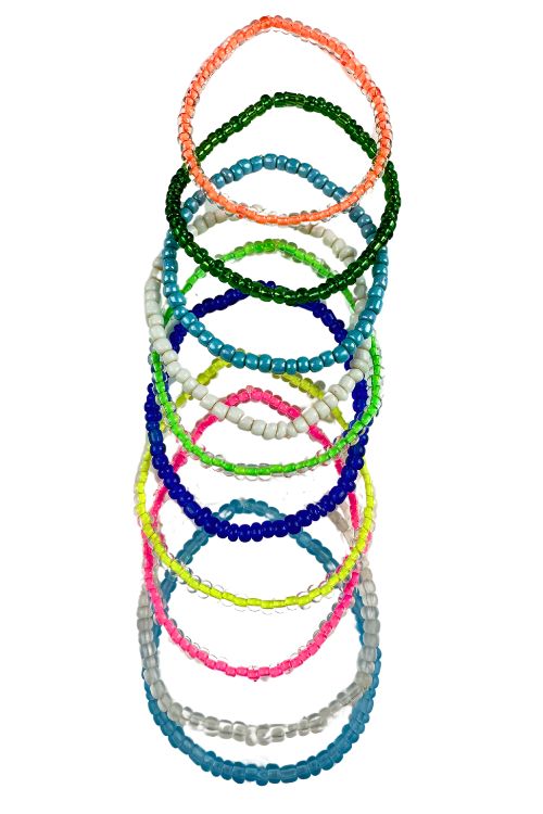 Simple Seed Bracelet Set | Multi