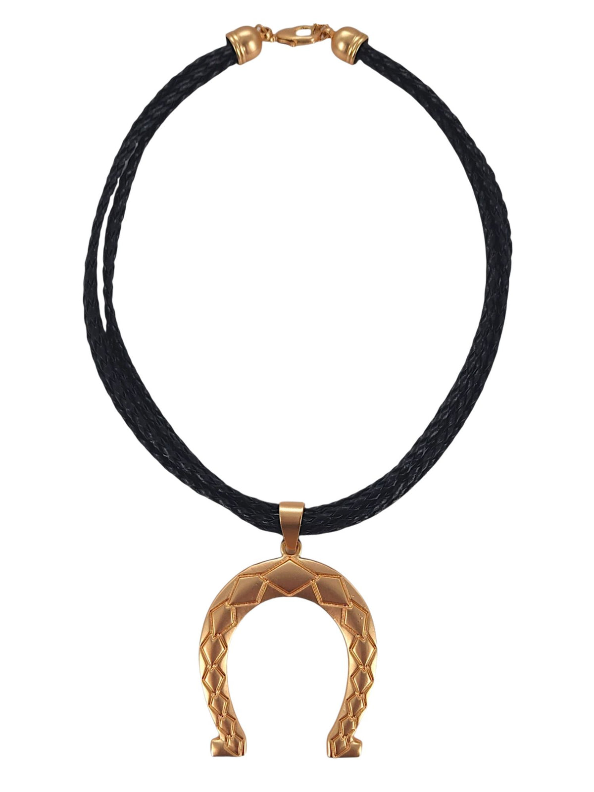 Western Horseshoe Necklace | Gold | Final Sale