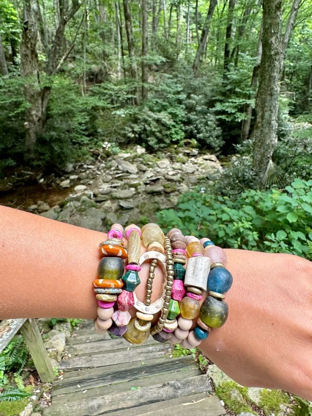 Intricate stack bracelet