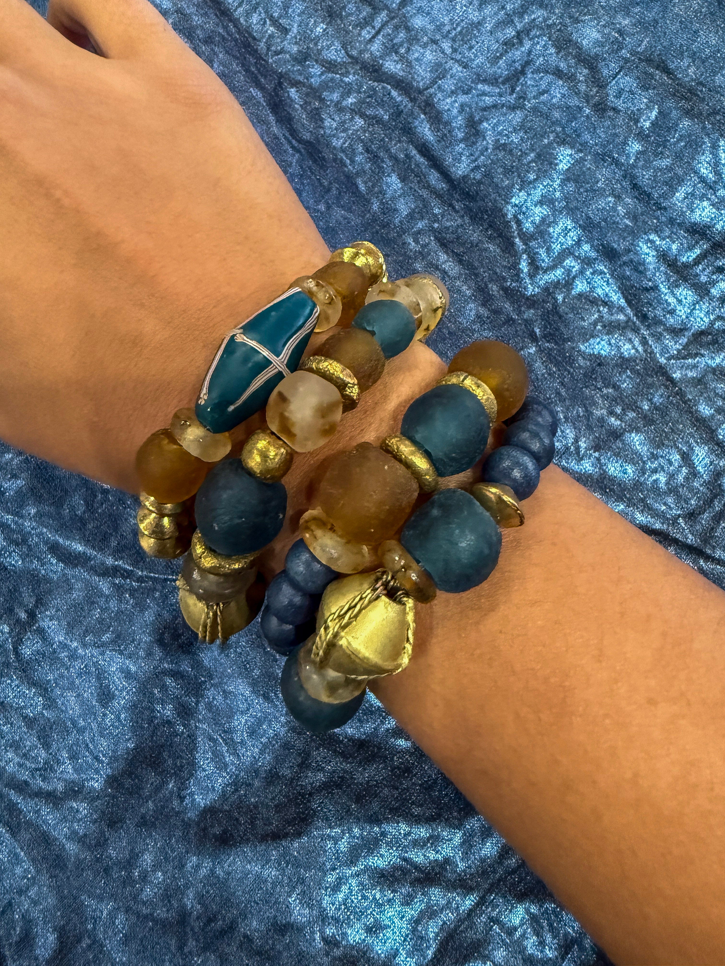 Metal Stack Bracelet | Indigo Range