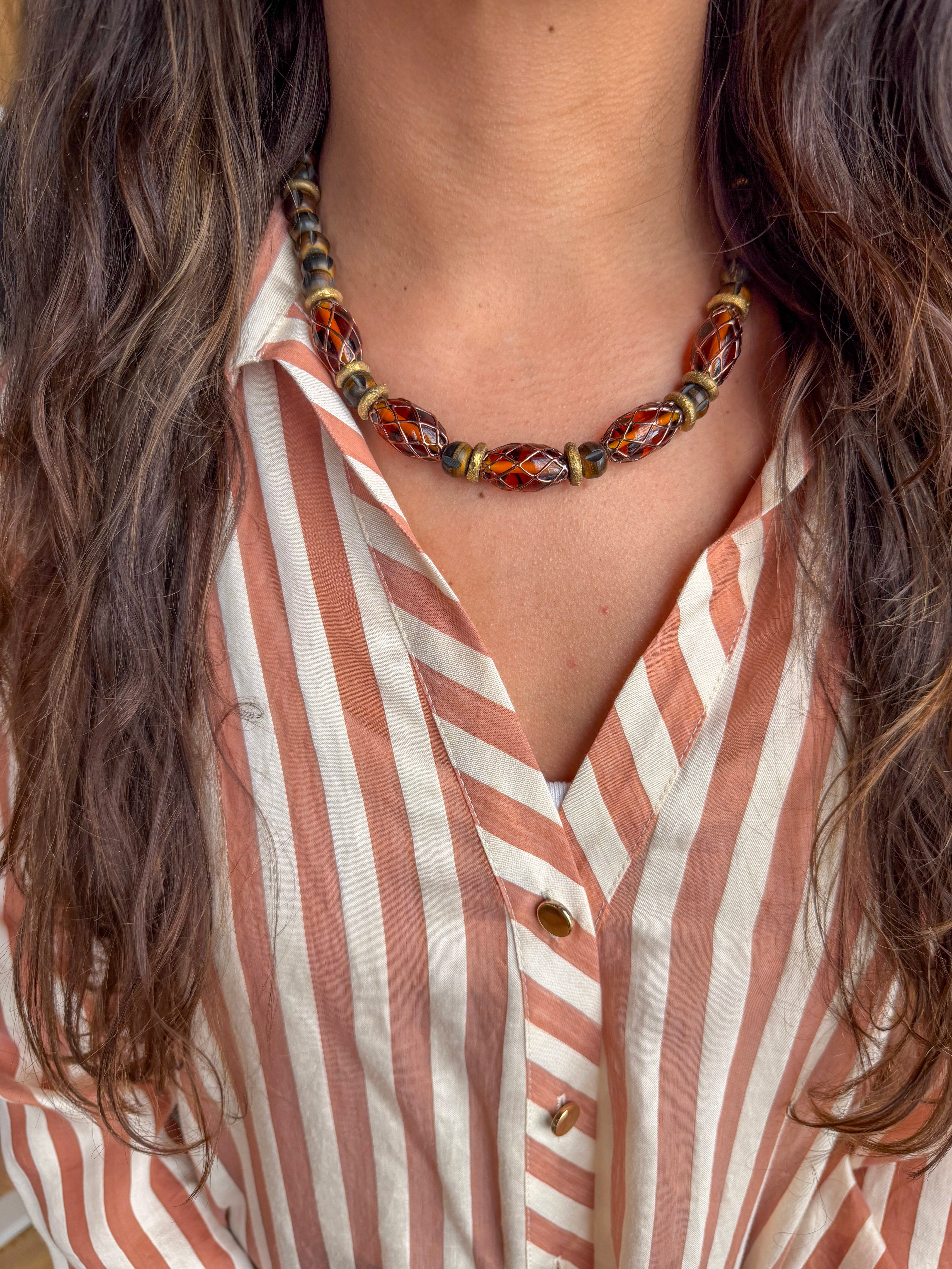 Classic Necklace | Amber
