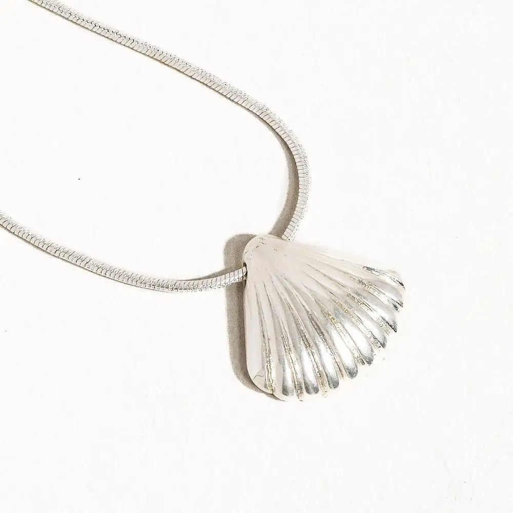 Shell Charm Necklace | Silver | Final Sale