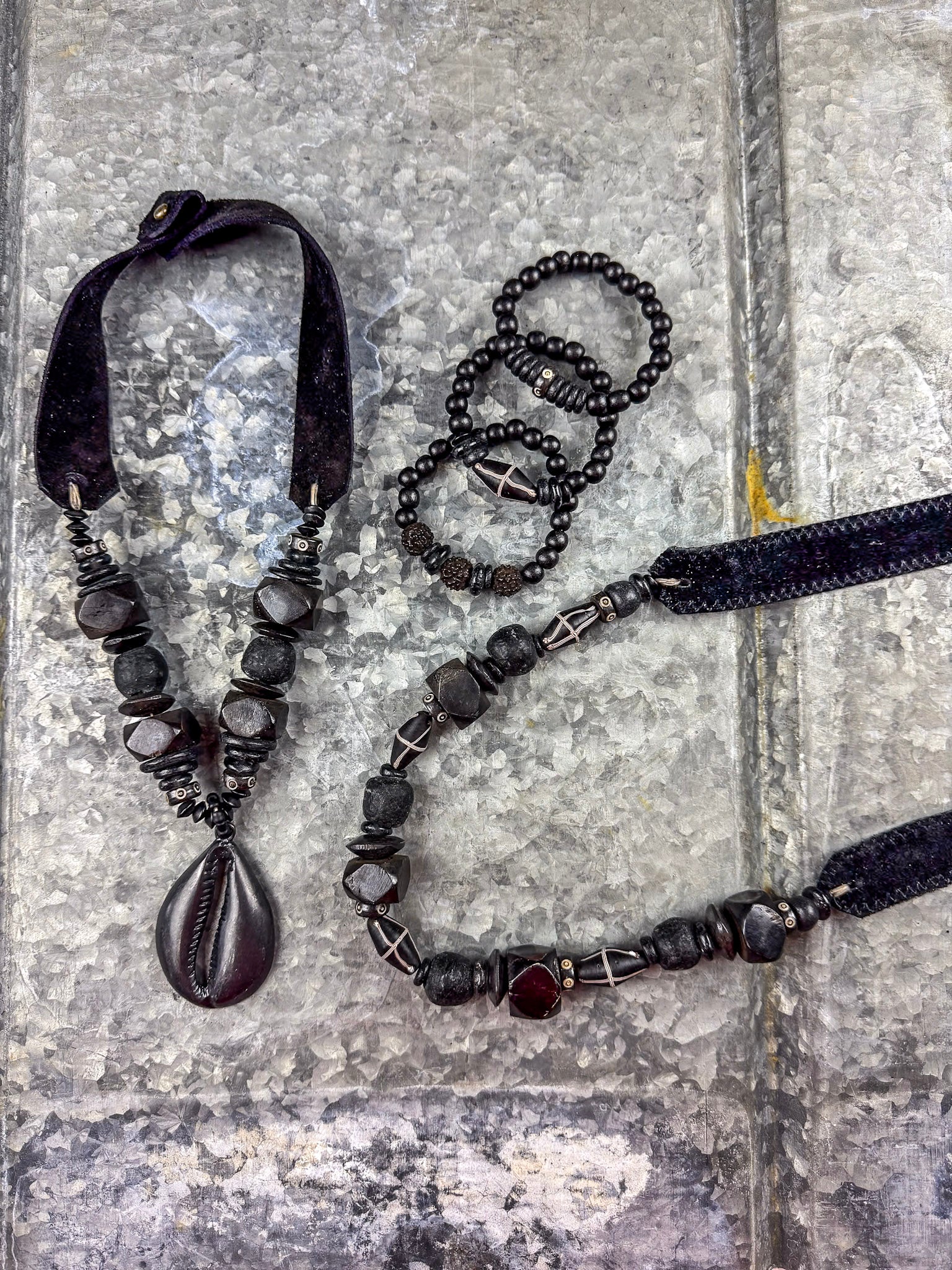 Trio Stack Bracelet Set | Nightfall