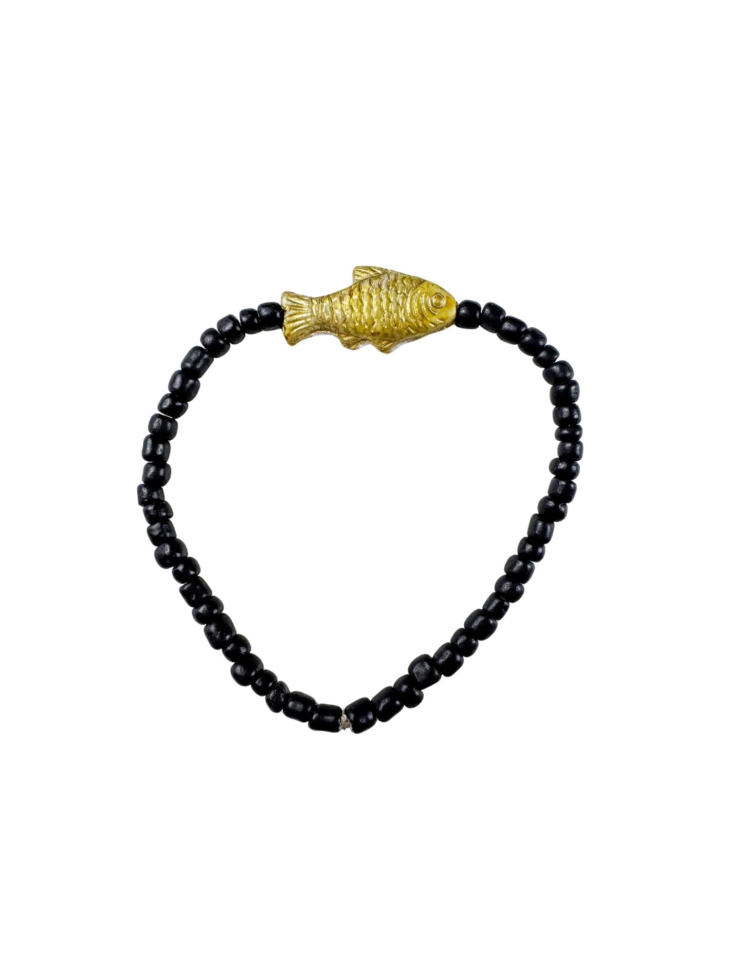 Simple Seed Bracelet | Gold Fish