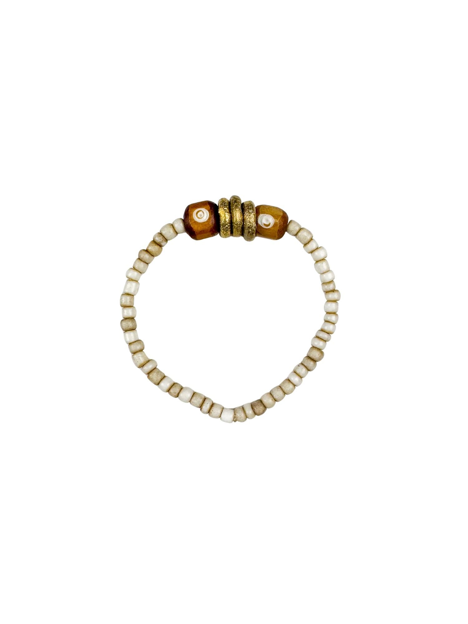 Simple Seed Bracelet | Cream Roots