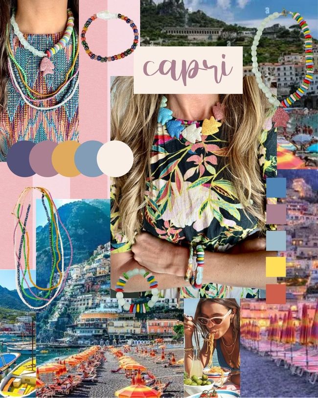 Intricate Stack Bracelet | Mixed Capri