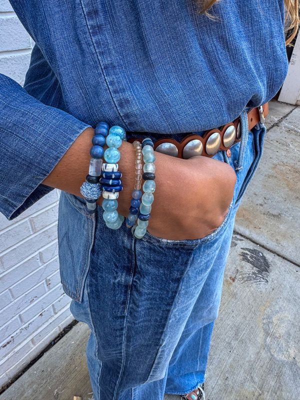Single Stack Bracelet | Denim