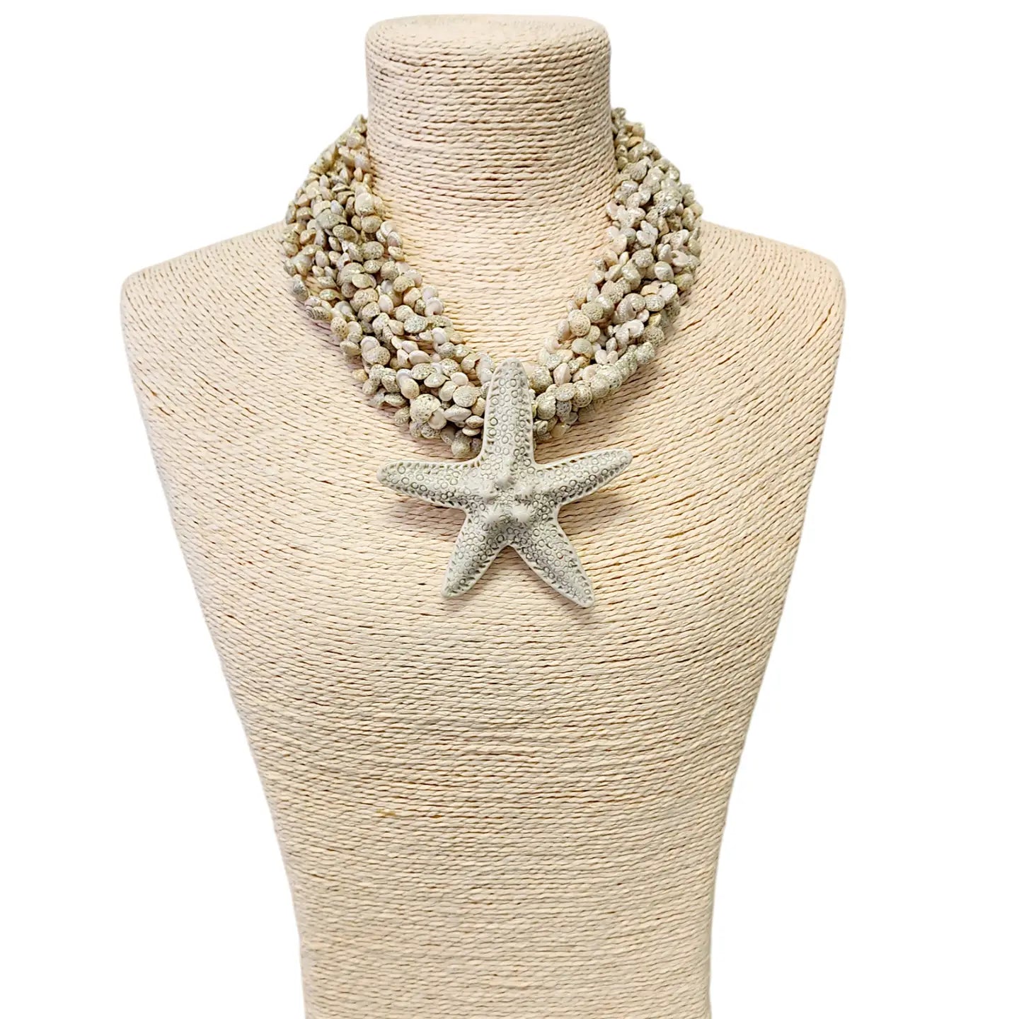 Starfish Shell Necklace | Neutral