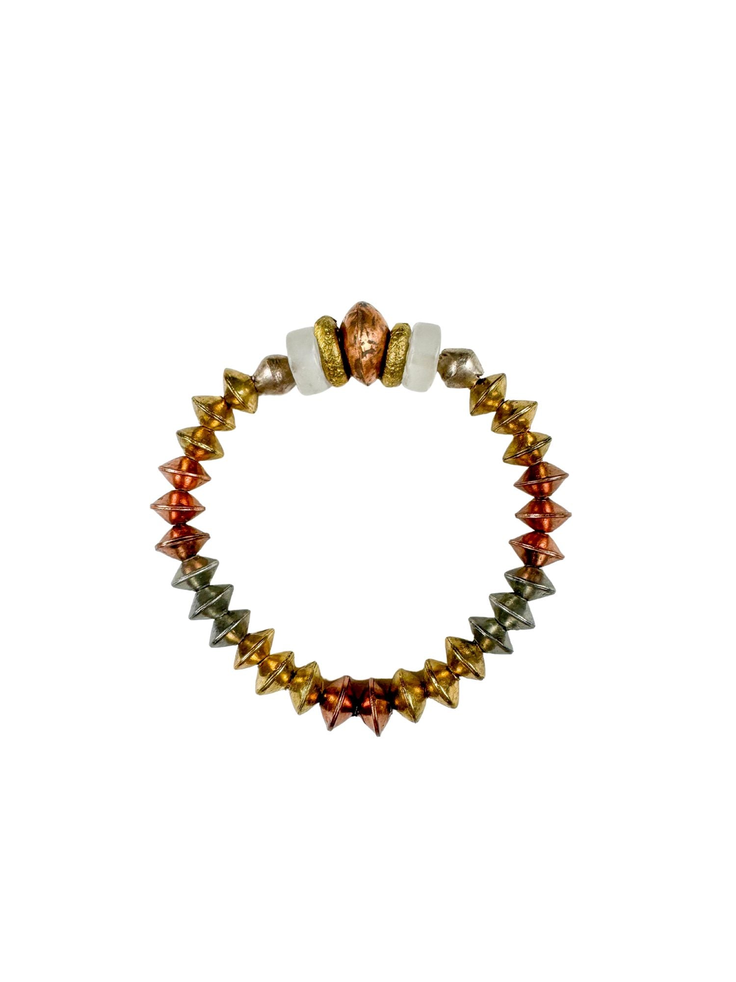 Metal Stack Bracelet | Mixed Metal