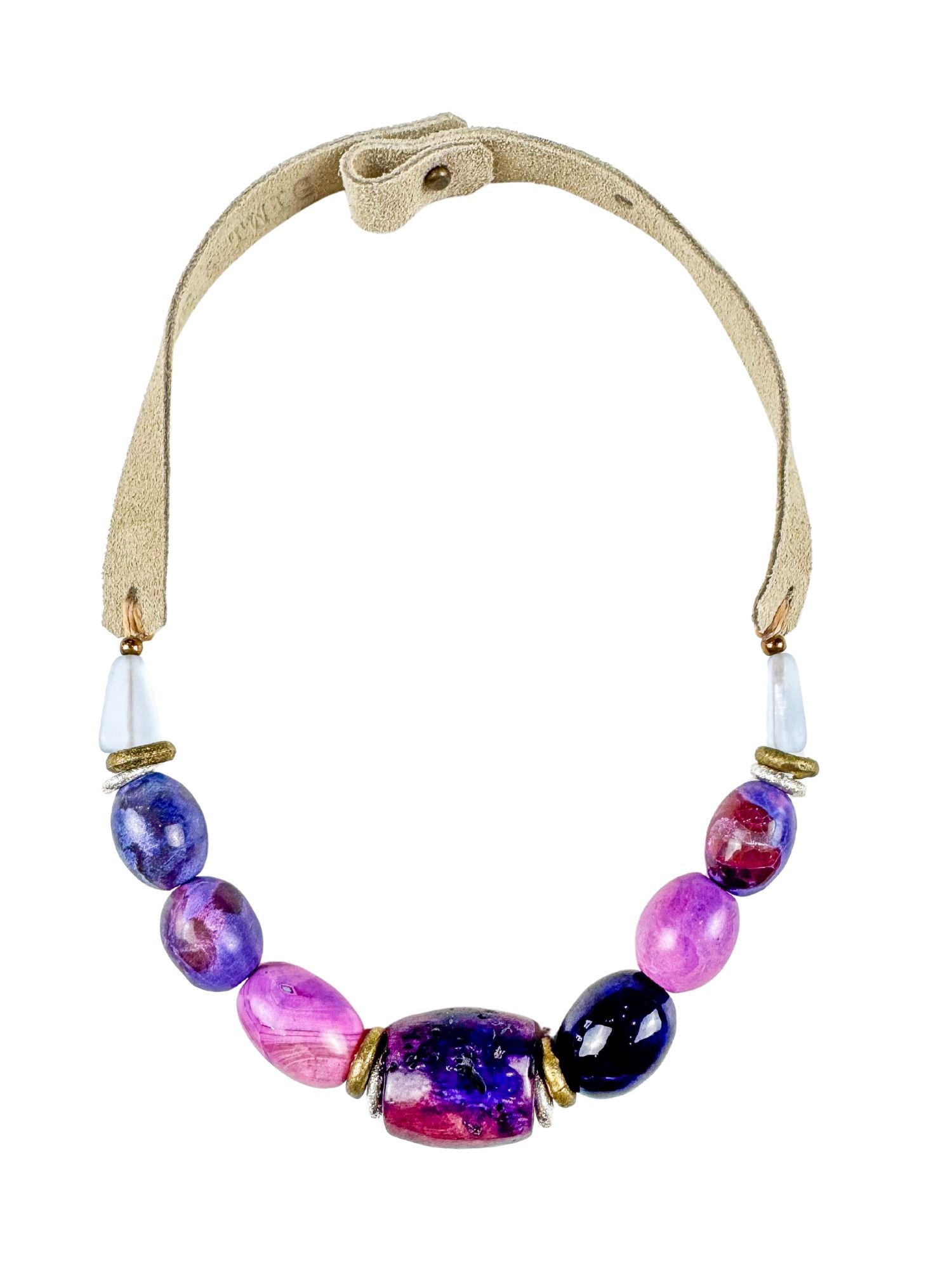 Slim Choker Necklace | Lilac