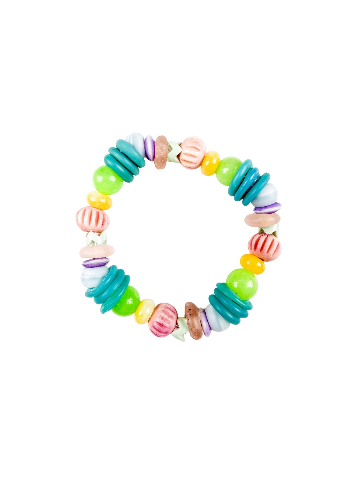 Intricate Stack Bracelet | Mixed Pastel