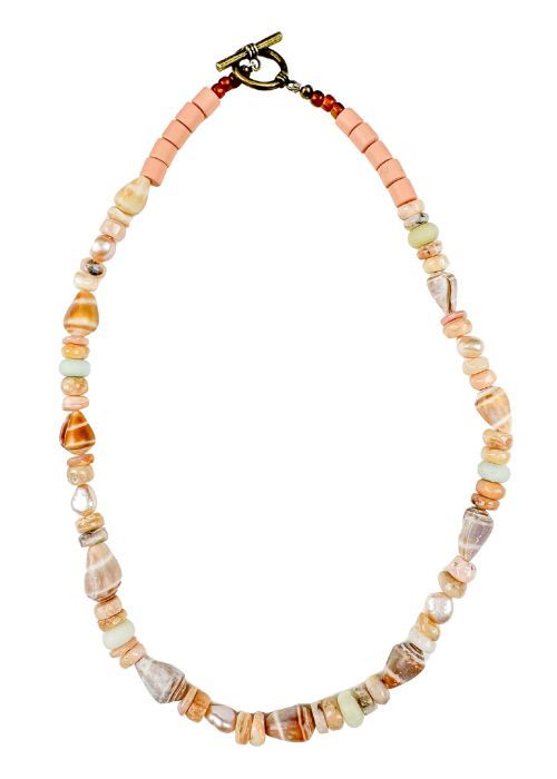 Tribal Classic Necklace | Blush Pearl