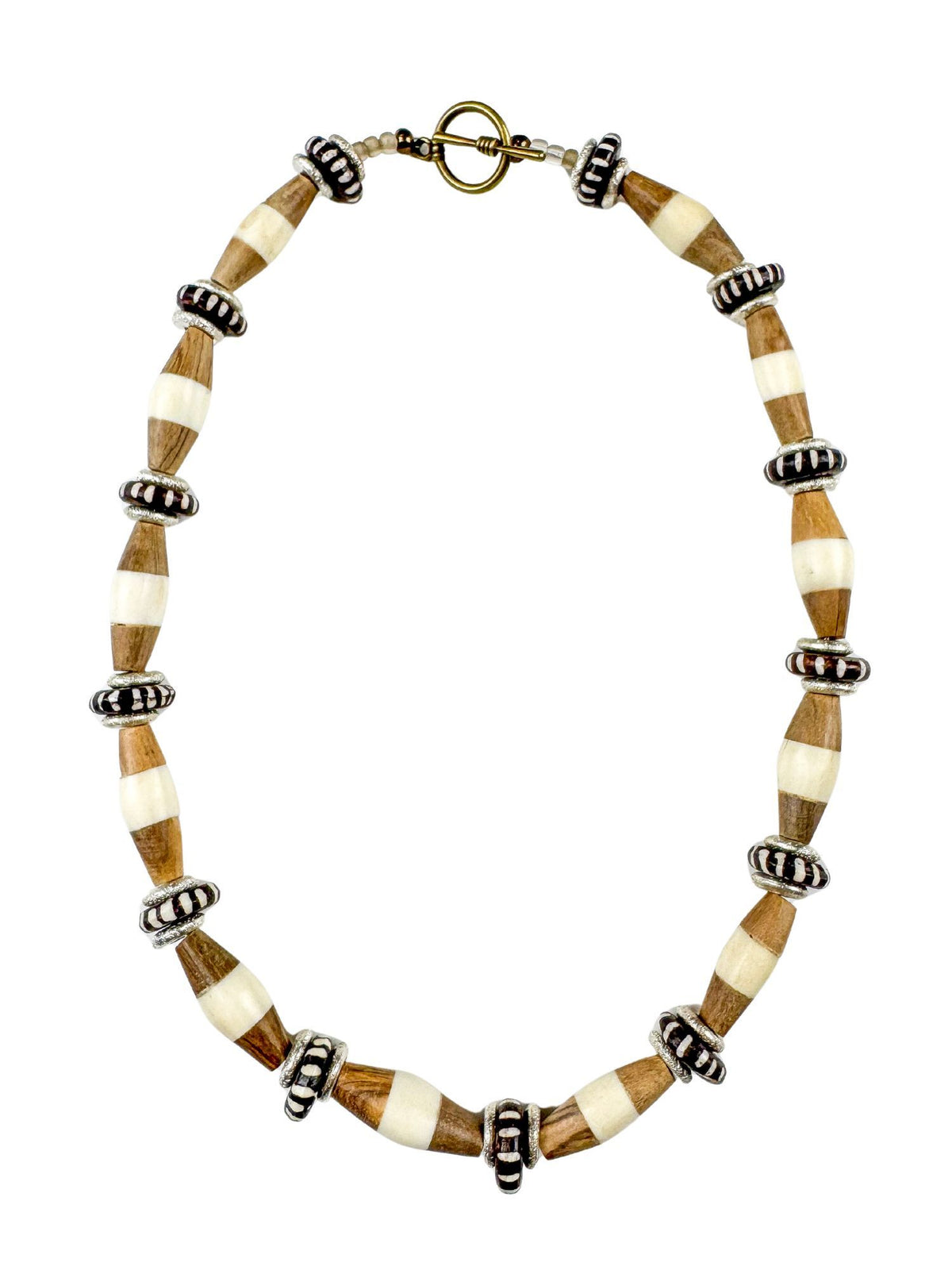 Classic Bar Necklace | Wood