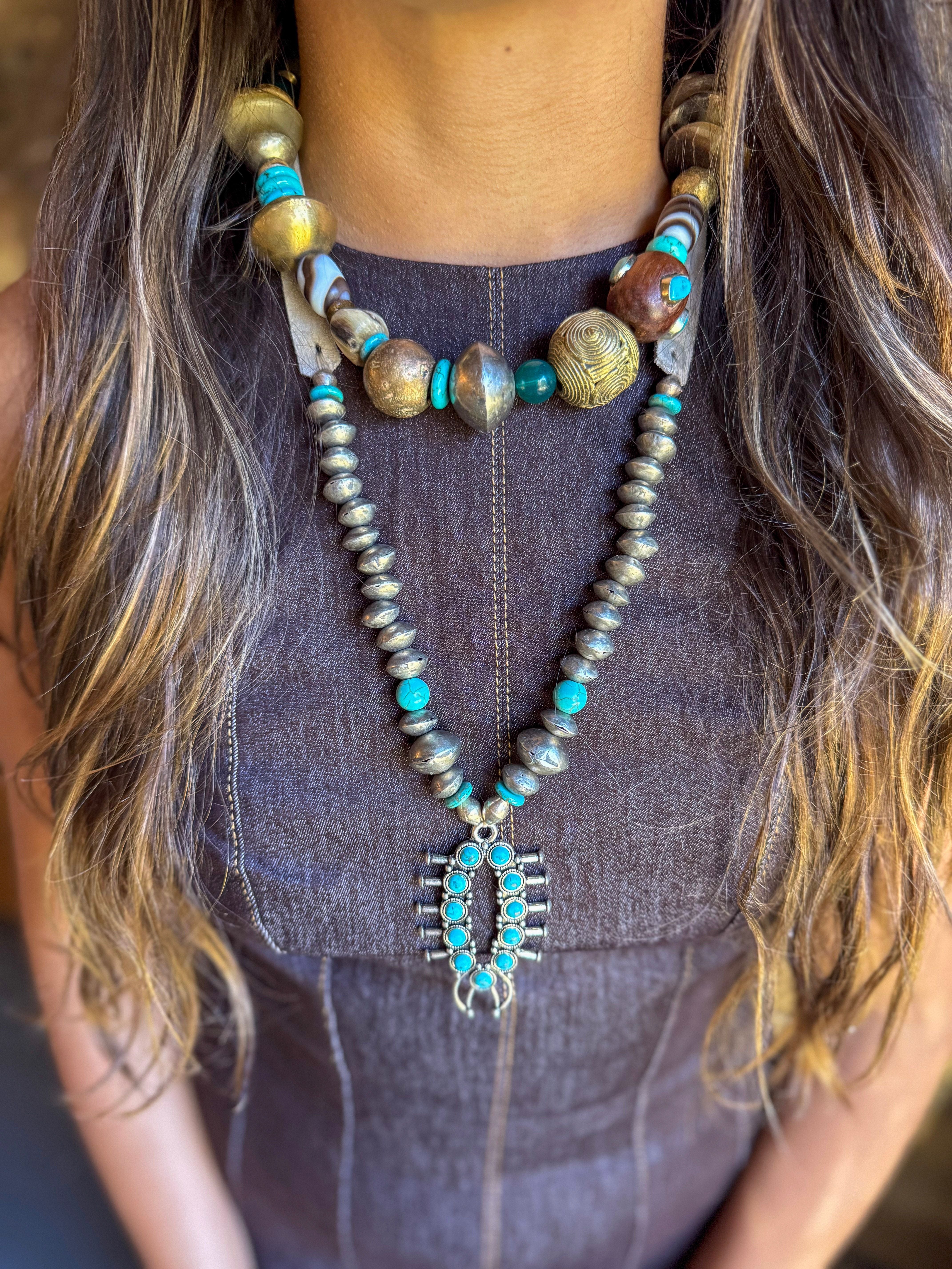 Long Slim Pendant Necklace | West