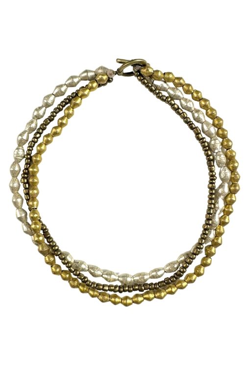 Metal Choker Necklace | Red Drum Fish