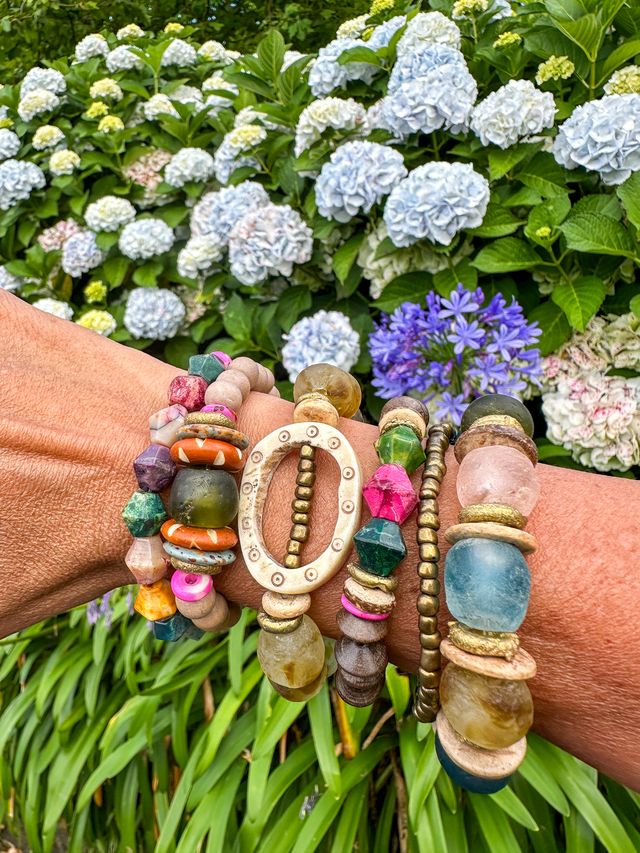 Intricate stack bracelet
