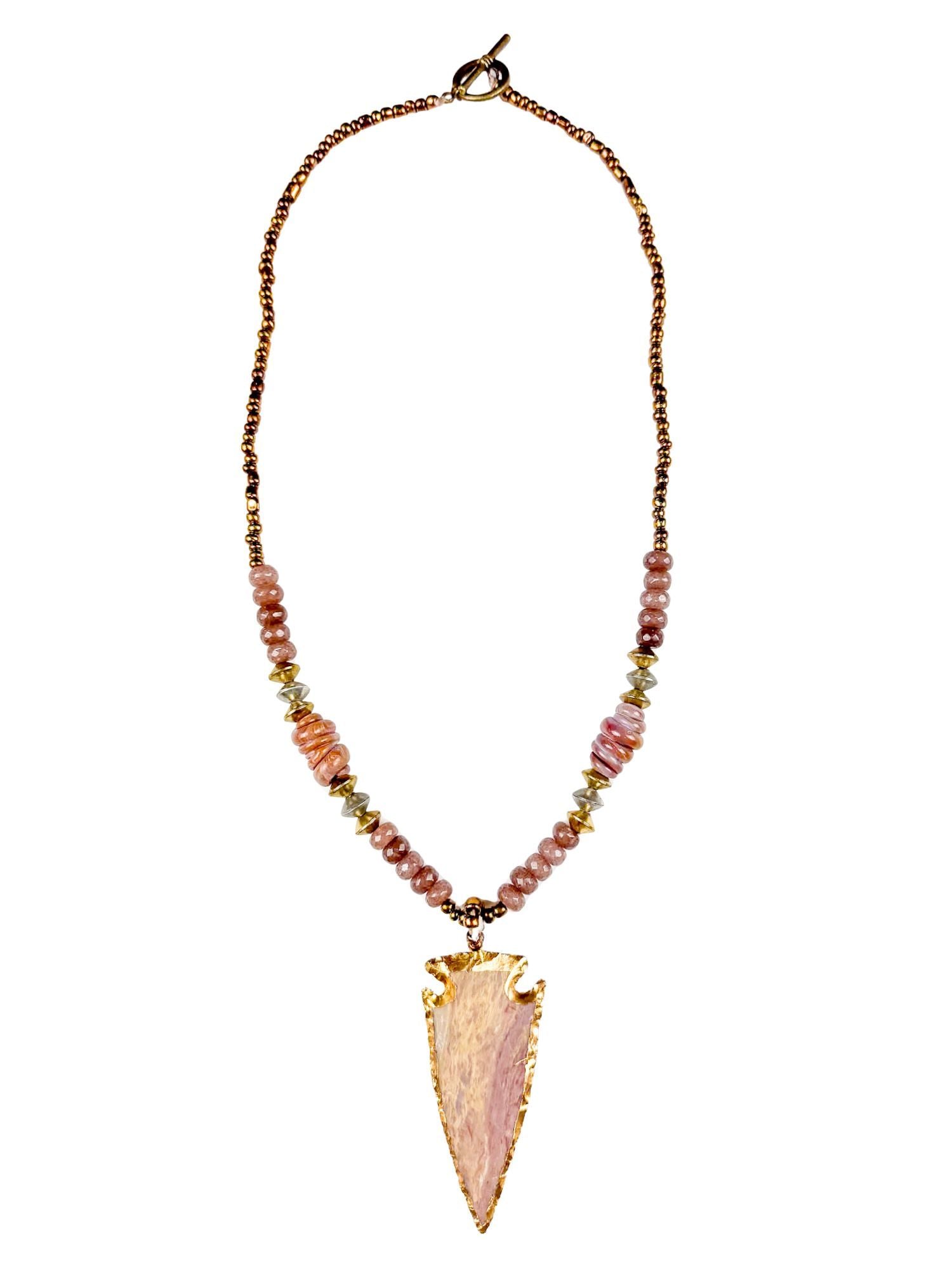 Classic Arrowhead Necklace | Desert Rose