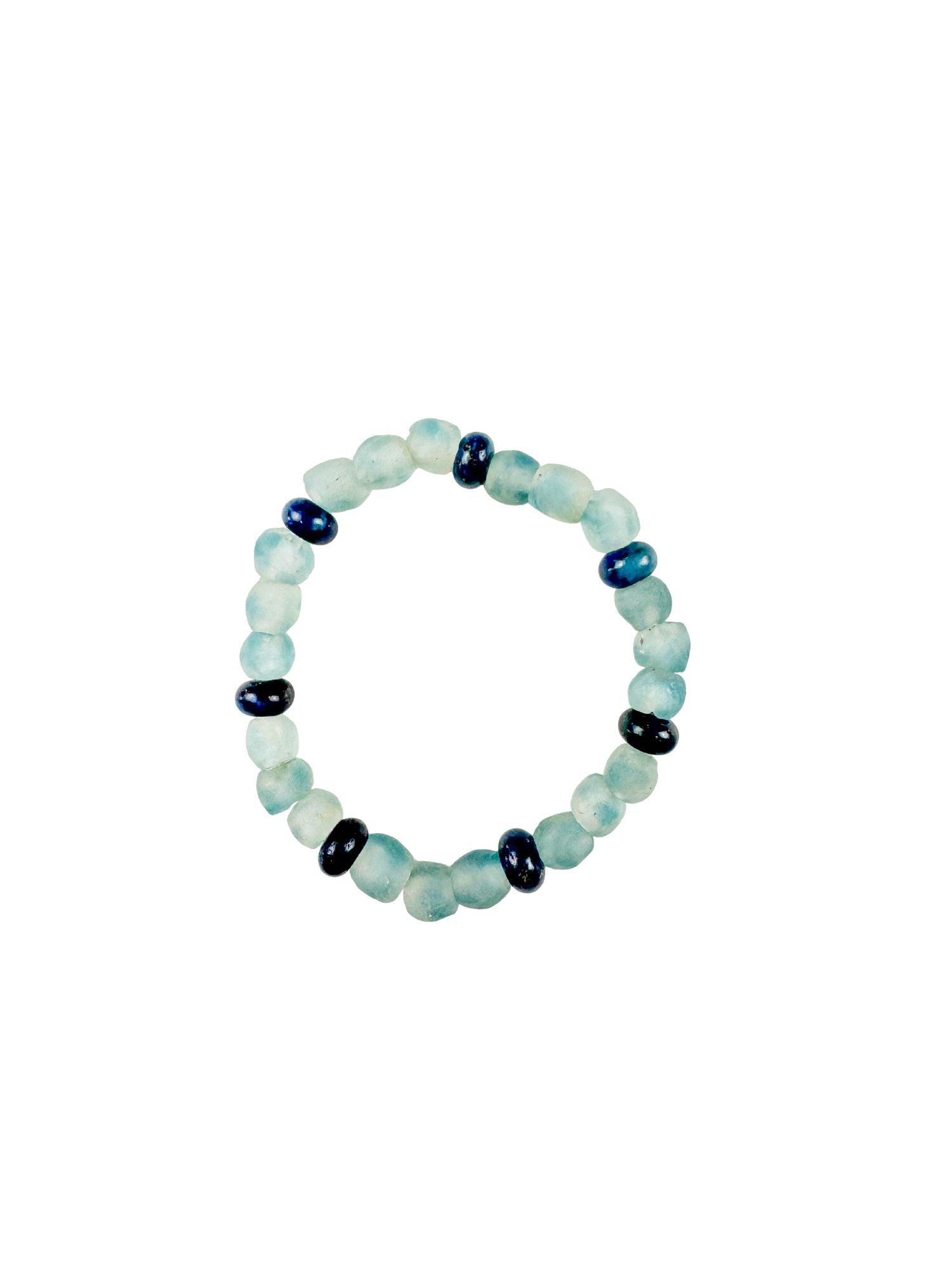 Intricate Stack Bracelet | Glass Denim