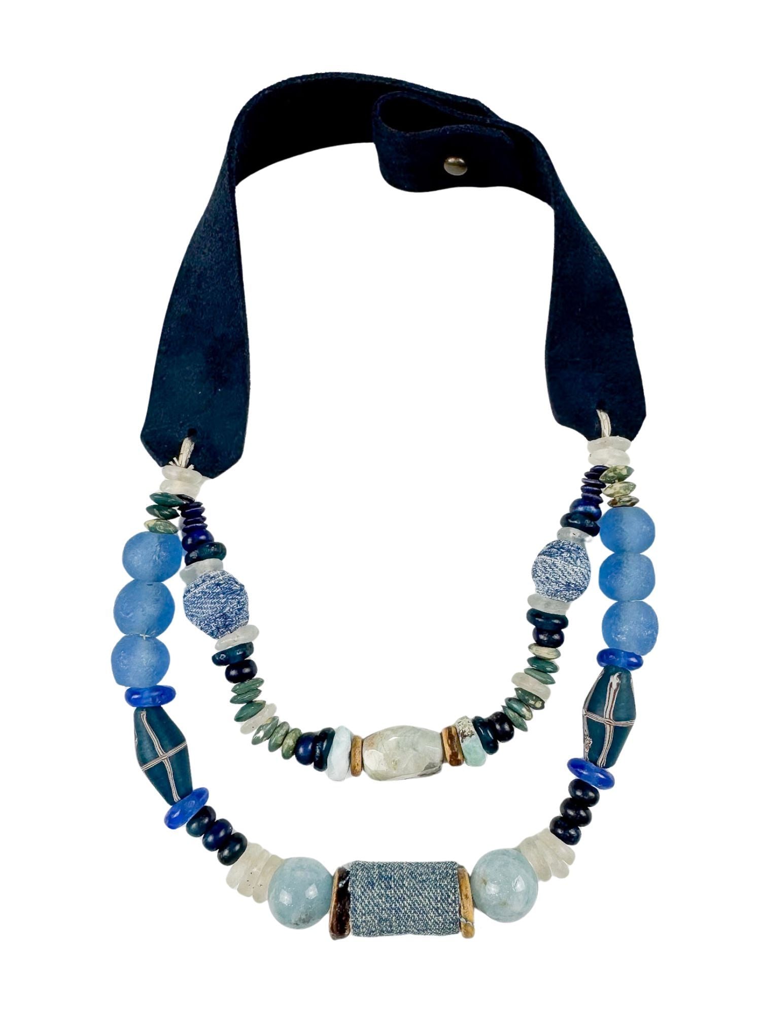 Layered Classic Necklace | Denim
