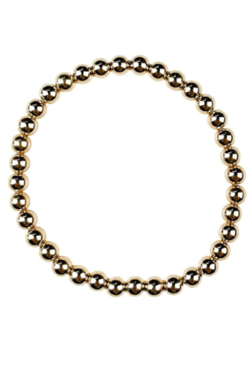 Gold Beaded Bracelet | Medium