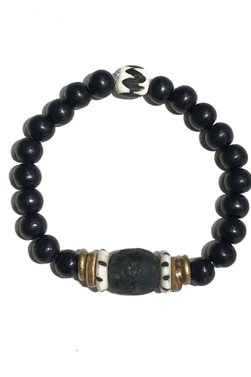 Single Stack Bracelet | Black