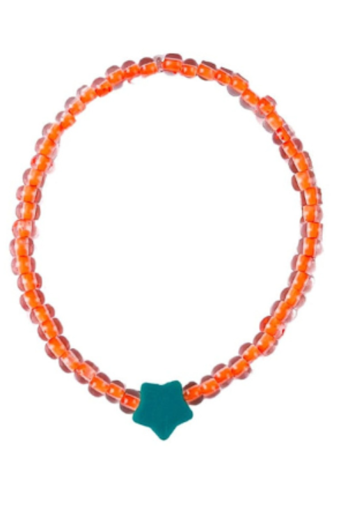 Teen Star Seed Bracelet | Orange