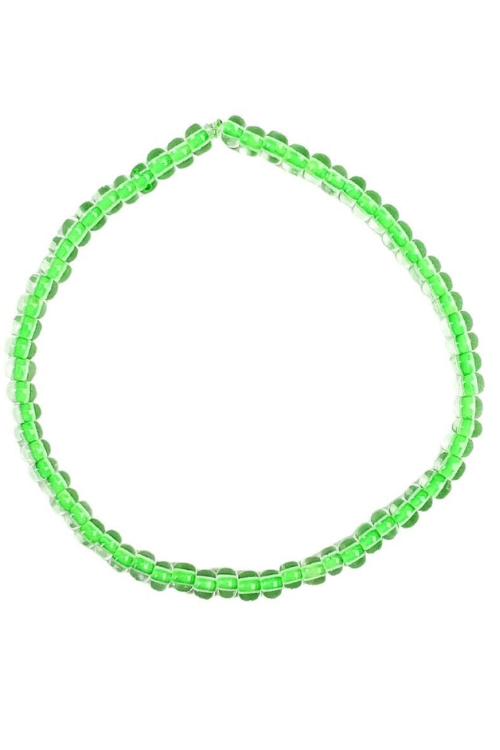 Simple Seed Bracelet | Electric Green