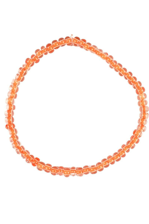 Simple Seed Bracelet | Electric Orange